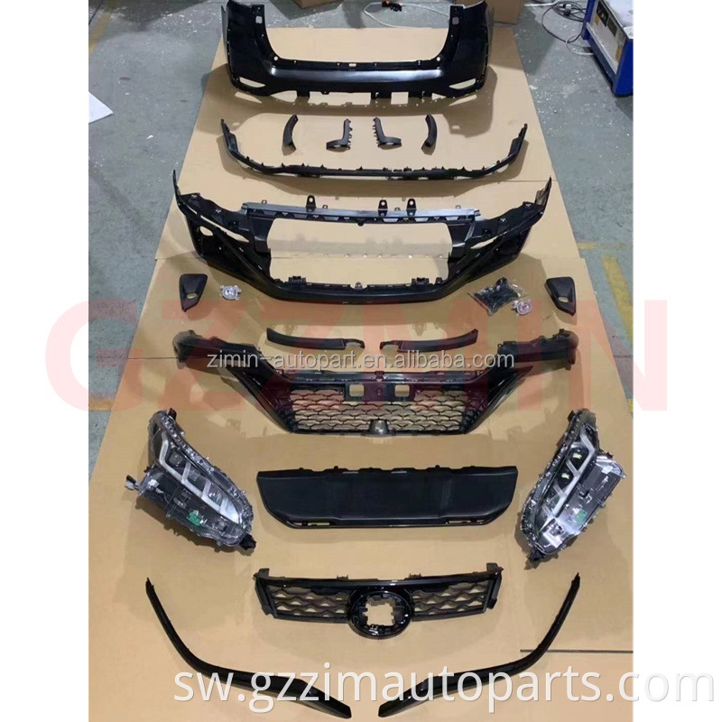 Mbele mpya ya kuwasili & nyuma bumper bodykit kuboresha kit kit kit fit for fo-tuner 2021